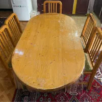 میز غذاخوری ۶ نفره تمام چوب روسی