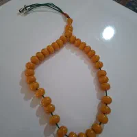 تسبیح کهربا رگه دار|کلکسیون اشیاء عتیقه|خرمآباد, |دیوار