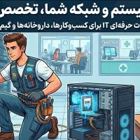 خدمات تخصصیITبرای شرکت‌ها،ادارات،داروخانه‌،گیم‌نت