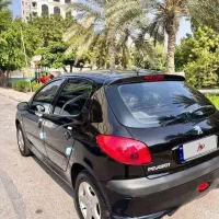 ۲۰۶ تیپ ۳ پاناروما ۱۴۰۱ مشکی|خودرو سواری و وانت|بندرعباس, |دیوار