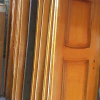 درب چوبی اتاق و سرویس روهم دانه 400|حراج|شیراز, شهرک والفجر|دیوار