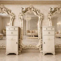 آینه و کنسول و تروری عروس