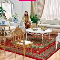 فرش ماشینی  ابریشمی نقشه قجری|فرش|تهران, امین حضور|دیوار