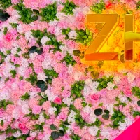 دیوار پوش گل مصنوعی وارداتی