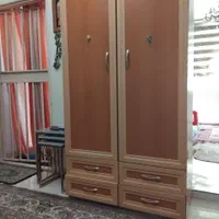 کمد لباس ام دی اف ضد خش کرم قهوهای