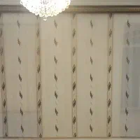 پرده با چوب پرده