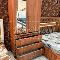 سرویس خواب مدل ماهور فندقی|تخت و سرویس خواب|قم, زاویه|دیوار