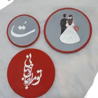 ست دیوارکوب سه تیکه عشق بسیار زیبا و ترند