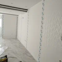 نقاشی ساختمان و طرح رنگ کاغذدیواری