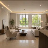 اجاره اپارتمان پاسداران/165 متر/3 خواب/پلان تفکیکی