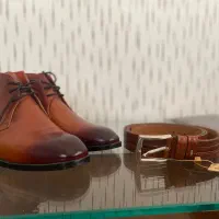 کفش چرم مردانه