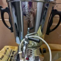 سماوربرقی جنس استیل محکم وسینی زیرسماور