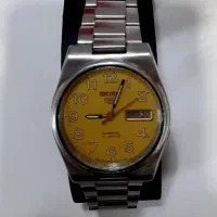 ساعت مچی سیکو5 اتوماتیک ژاپنی اعداد درشت شب نما