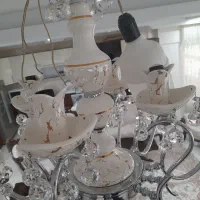 لوستر سرامیکی ۸ شاخه ۱۲ شعله|لوستر و چراغ آویز|تهران, آهنگ|دیوار