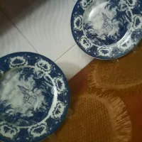 دو عدد بشقاب قدیمی  دیوارکوب