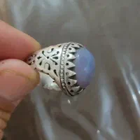 انکشتر نقره سنگ کهنه اصل
