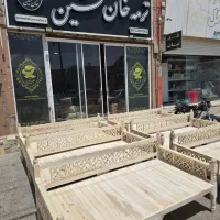 تخت سنتی سایز ۲در۱|مبلمان خانگی و میز عسلی|یزد, |دیوار