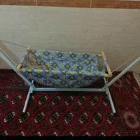 گهواره سنتی نوزاد.جنس فلز|تخت و صندلی بچه|گرگان, |دیوار