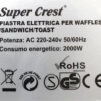 وافل ساز ساندویچ ساز سوپر کرست Super Crest|اجاق گاز و لوازم برقی پخت‌وپز|تبریز, |دیوار