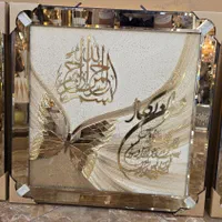 تابلو ۳ تیکه ایه پروانه تابلو اینه کاری|تابلو، نقاشی، عکس|تهران, عبدل‌آباد|دیوار