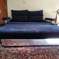 مبل سه نفره تختخواب شو|مبلمان خانگی و میز عسلی|شهرکرد, |دیوار