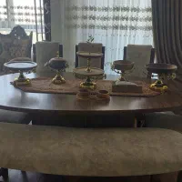 میز ناهار خوری ۸ نفره|میز و صندلی غذاخوری|شاهین‌شهر, اقبال لاهوری|دیوار