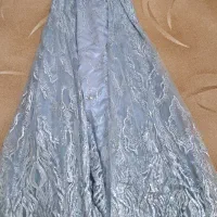 لباس مجلسی طوسی روشن