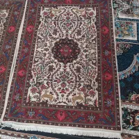 فرش دستبافت گل و بلبل