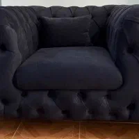 دو‌مبل یک نفره راحتی رنگ مشکی
