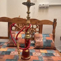 قلیان برنجی بلند