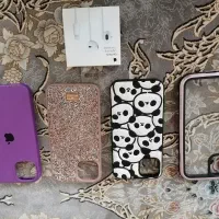 4عددقاب ایفون13+هندزفری سیمی ایفون13