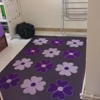 قالیچه گل برجسته چرمی