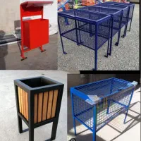 سطل زباله سبد زباله آپارتمان فنسی