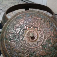 ظرف مسی شف اندیش|کلکسیون اشیاء عتیقه|مشهد, ادیب نیشابوری (شهرک غرب)|دیوار