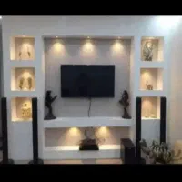 گچ  کاری و لکه گیری پیذرفته می‌شود