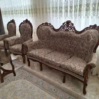 مبل به همراه عسلی|مبلمان خانگی و میز عسلی|فرمهین, |دیوار