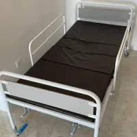 تخت بیمارستانی + میز غذای مخصوص تخت