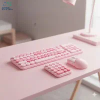 کیبورد و ماوس بلوتوثی طرح پینترستی - آیریک سیستم