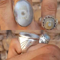 انگشتر نقره باباقوری