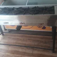 فروشی اجاق چهار شعله صنعتی آشپز خانه|کافیشاپ و رستوران|نسیمشهر, |دیوار