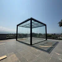 نرده سیم بکسل کابلی شیشه ای