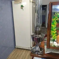 یک عدد چراغ نفتی قدیمی گرد سوز  ساخت انگلستان