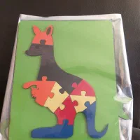 پازل های چوبی مهد کودکی شابلون دار