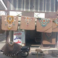 نمد|گلیم، جاجیم، گبه|اصفهان, نقش جهان|دیوار