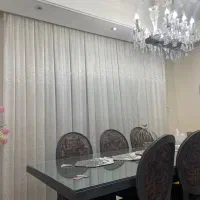 پرده پذیرایی حریر بدون استر
