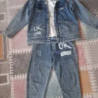 کت وشلوارلی همراه کراپ وشومیز شلوار دخترانه