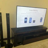 پکیج کامل تلوزیون و میز و سینمای خانگی