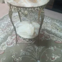 میز تلفن برنجی