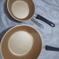 دو عدد قابلمه وک رنگ طلایی