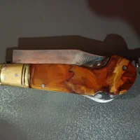 چاقو دسته کهربا